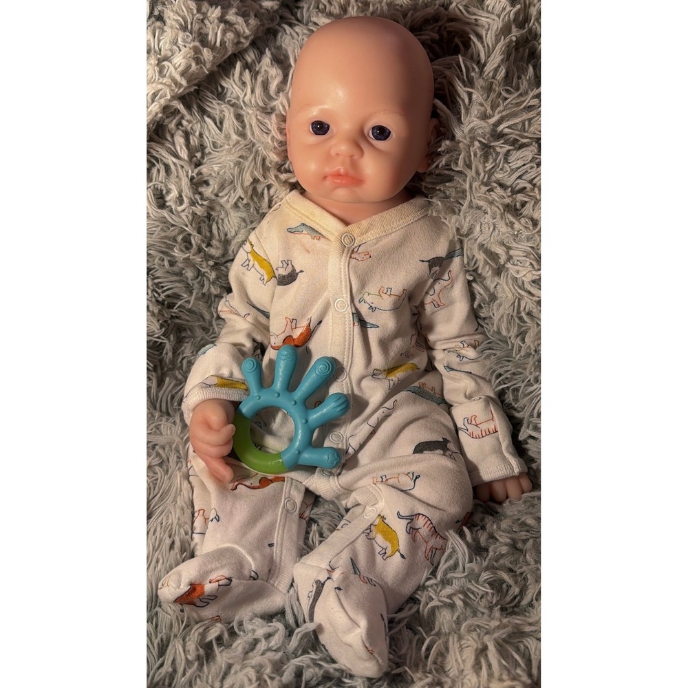 Unbranded-Reborn Anatomically Correct Full Body Platinum Silicone Baby (NWT)